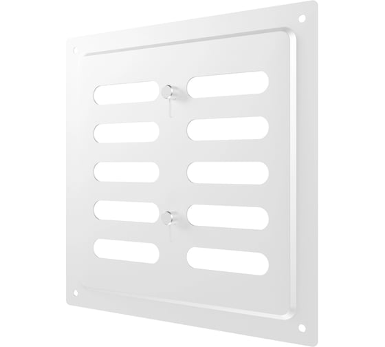 Решетка вентиляционная регулируемая ERA MER 175x175 окрашенная сталь White 1717MER White 1