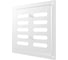Решетка вентиляционная регулируемая ERA MER 175x175 окрашенная сталь White 1717MER White 1