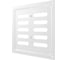 Решетка вентиляционная регулируемая ERA MER 175x175 окрашенная сталь White 1717MER White 4