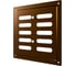 Решетка вентиляционная регулируемая ERA MER 175x175 окрашенная сталь Metallic brown 1717MER Metallic brown 1