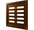 Решетка вентиляционная регулируемая ERA MER 175x175 окрашенная сталь Metallic brown 1717MER Metallic brown 4