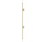 Решетка вентиляционная регулируемая ERA MER 175x175 окрашенная сталь Gold 1717MER Gold 3
