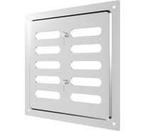 Решетка вентиляционная регулируемая ERA MER 175x175 окрашенная сталь Chrome 1717MER Chrome