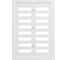 Решетка вентиляционная регулируемая ERA MER 170x240 окрашенная сталь White 1724MER White 2