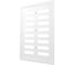 Решетка вентиляционная регулируемая ERA MER 170x240 окрашенная сталь White 1724MER White 4