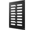 Решетка вентиляционная регулируемая ERA MER 170x240 окрашенная сталь Black 1724MER Black 1