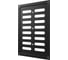 Решетка вентиляционная регулируемая ERA MER 170x240 окрашенная сталь Black 1724MER Black 4