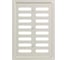 Решетка вентиляционная регулируемая ERA MER 170x240 окрашенная сталь Beige 1724MER Beige 2