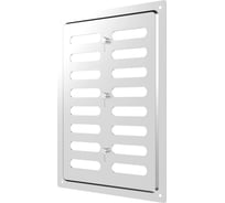 Решетка вентиляционная регулируемая ERA MER 170x240 окрашенная сталь Chrome 1724MER Chrome