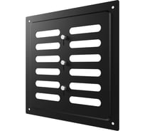 Решетка вентиляционная регулируемая ERA MER 200x200 окрашенная сталь Black 2020MER Black