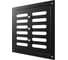 Решетка вентиляционная регулируемая ERA MER 200x200 окрашенная сталь Black 2020MER Black 1