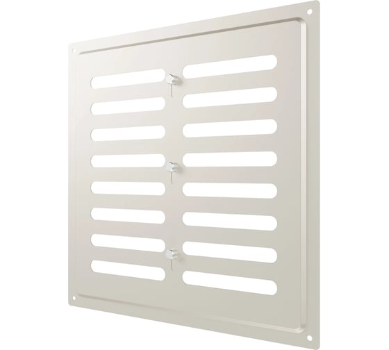 Решетка вентиляционная регулируемая ERA MER 250x250 окрашенная сталь Beige 2525MER Beige 1