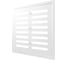 Решетка вентиляционная регулируемая ERA MER 250x250 окрашенная сталь White 2525MER White 1