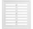 Решетка вентиляционная регулируемая ERA MER 250x250 окрашенная сталь White 2525MER White 2