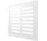 Решетка вентиляционная регулируемая ERA MER 250x250 окрашенная сталь White 2525MER White 4
