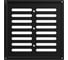 Решетка вентиляционная регулируемая ERA MER 250x250 окрашенная сталь Black 2525MER Black 2