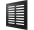 Решетка вентиляционная регулируемая ERA MER 250x250 окрашенная сталь Black 2525MER Black 4