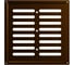 Решетка вентиляционная регулируемая ERA MER 250x250 окрашенная сталь Metallic brown 2525MER Metallic brown 2