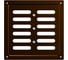 Решетка вентиляционная регулируемая ERA MER 200x200 окрашенная сталь Metallic brown 2020MER Metallic brown 2