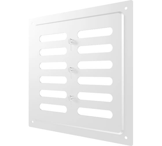 Решетка вентиляционная регулируемая ERA MER 200x200 окрашенная сталь White 2020MER White 1