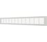 Решетка вентиляционная переточная ERA DP AL 500x60 алюминий Silver 5006DP AL Silver 2