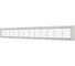 Решетка вентиляционная переточная ERA DP AL 500x60 алюминий Silver 5006DP AL Silver 3