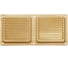 Решетка вентиляционная DOMART 100x200, с сеткой, золото 4620007780376 1