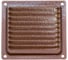Решетка вентиляционная DOMART 100x100, с сеткой, медь антик 4620007780260 1