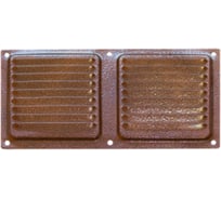 Решетка вентиляционная DOMART 100x200, с сеткой, медь антик 4620007780369