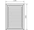 Решетка вентиляционная DOMART 170x240, бежевый 4660046018078 2