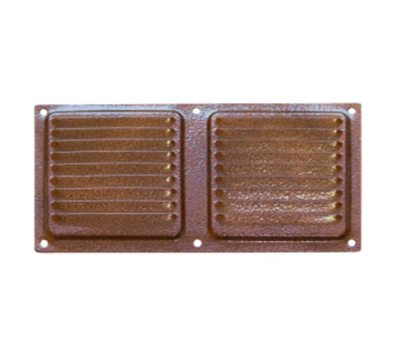 Решетка вентиляционная DOMART 100x200, медь антик 4607111623997 1