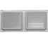 Решетка вентиляционная DOMART 100x200, с сеткой, серый металлик 4620007780390 1