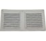Решетка вентиляционная DOMART 100x200, с сеткой, серый металлик 4620007780390 3