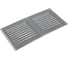 Решетка вентиляционная DOMART 100x200, с сеткой, серый металлик 4620007780390 5