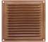 Решетка вентиляционная DOMART 150x150, коричневый металлик 4607111624031 1