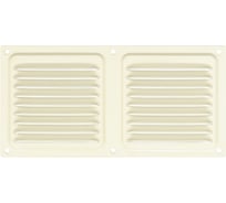Решетка вентиляционная DOMART 100x200, с сеткой, бежевый 4660046017873