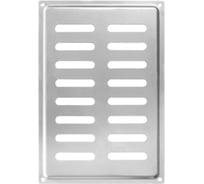 Решетка вентиляционная DOMART 170x240, модель 2, цинк 4660046005207