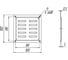 Решетка вентиляционная DOMART 100x100, модель 2, медь антик 4660046017415 2