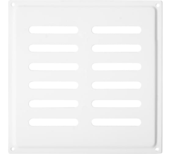 Решетка вентиляционная DOMART 200x200, модель 2, белый 4660046005351 1
