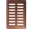 Решетка вентиляционная DOMART 170x240, с сеткой, модель 2, медь антик 4660046005689 1
