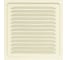 Решетка вентиляционная DOMART 150x150, с сеткой, бежевый 4660046017880 1