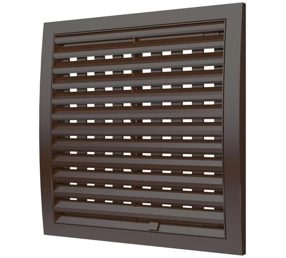 Решетка вентиляционная ERA РРПН разъемная, регулируемая, 250x250, ASA, Brown 2525РРПН кор 1