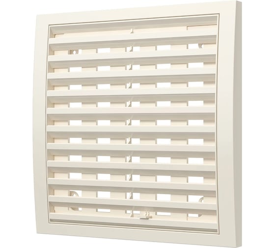 Решетка вентиляционная ERA РРПН разъемная, регулируемая, 200x200, ASA, Ivory 2020РРПН Ivory 1