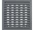 Решетка вентиляционная ERA РРПН разъемная, регулируемая, 200x200, ASA, Gray 2020РРПН сер 2