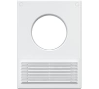 Решетка вентиляционная ERA РУФ фланец D100/60x120, разъемная, 185x254, пластик 1825РУ10Ф