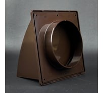Выход стенной KRAFTAIR с обратным клапаном Вывод D120 коричневый