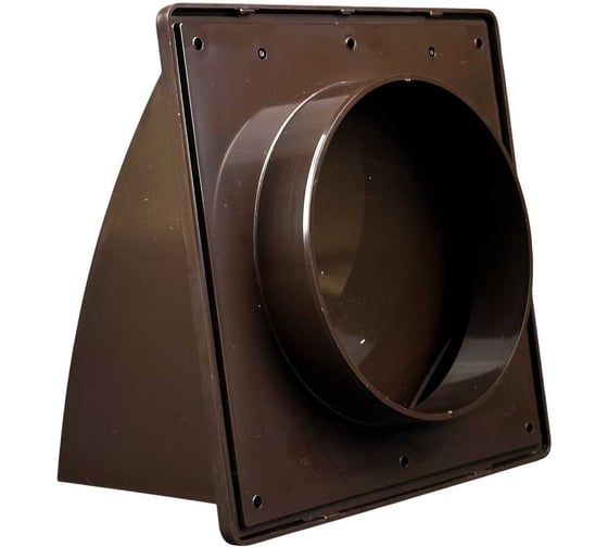 Выход стенной KRAFTAIR с обратным клапаном Вывод D120 коричневый 1