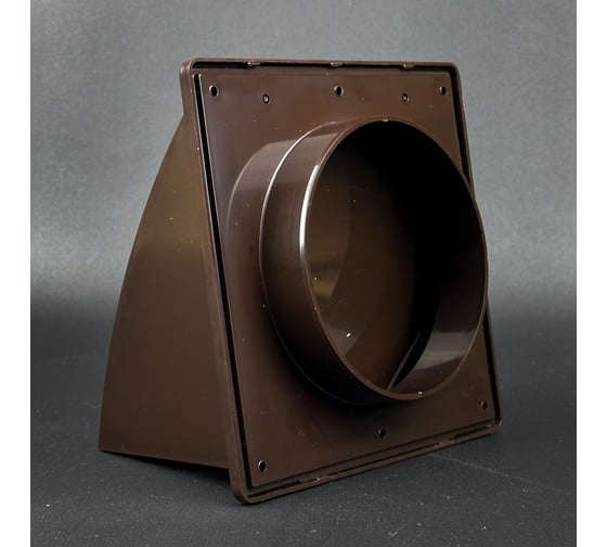 Выход стенной KRAFTAIR с обратным клапаном Вывод D120 коричневый 1