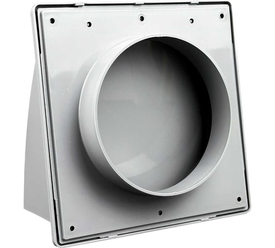 Выход стенной KRAFTAIR с обратным клапаном Вывод D120 серый 1