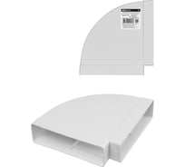 Соединительное колено горизонтальное TDM ELECTRIC 90 градусов для прямоугольных воздуховодов, 60х204 SQ1807-1774